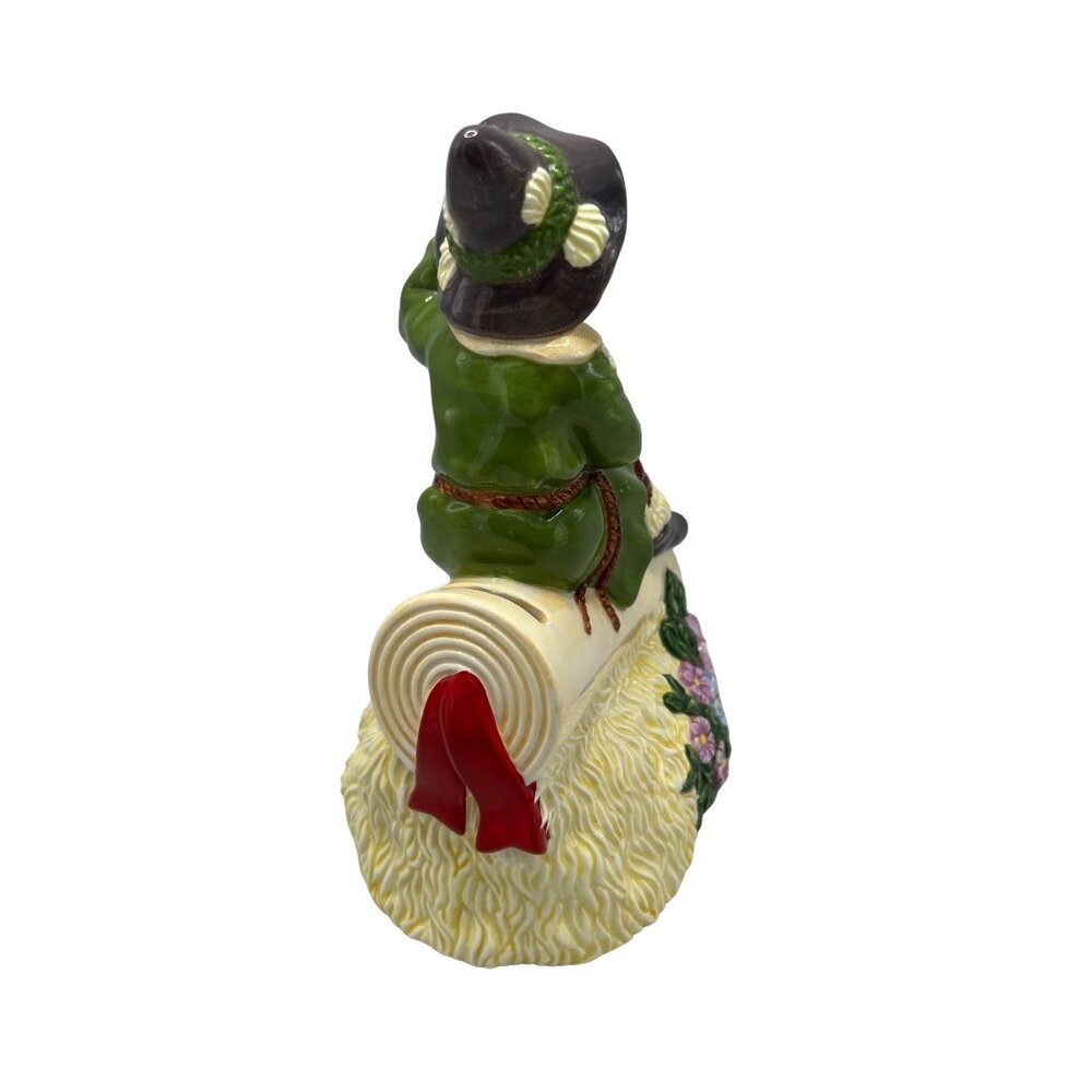 Vintage 1999 WIZARD OF OZ SCARECROW Figure Ceramic Bank by Enesco Turner Enter. - Picture 6 of 10